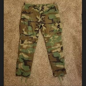 Woodland camo CARGO pants NATO MILITARY XL Long