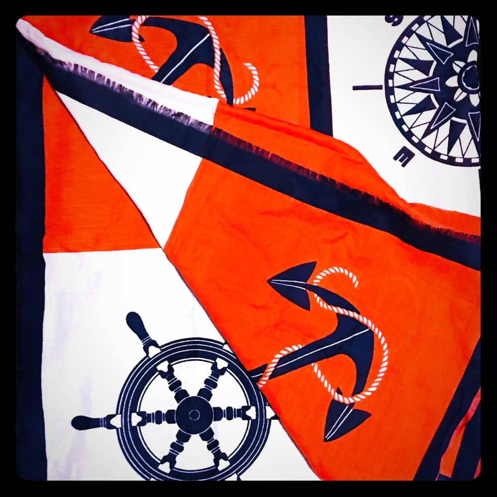 J Crew xL Nautical Scarf