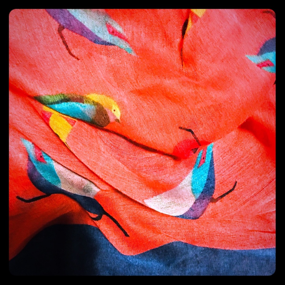 XL Francesca Love Birds Scarf