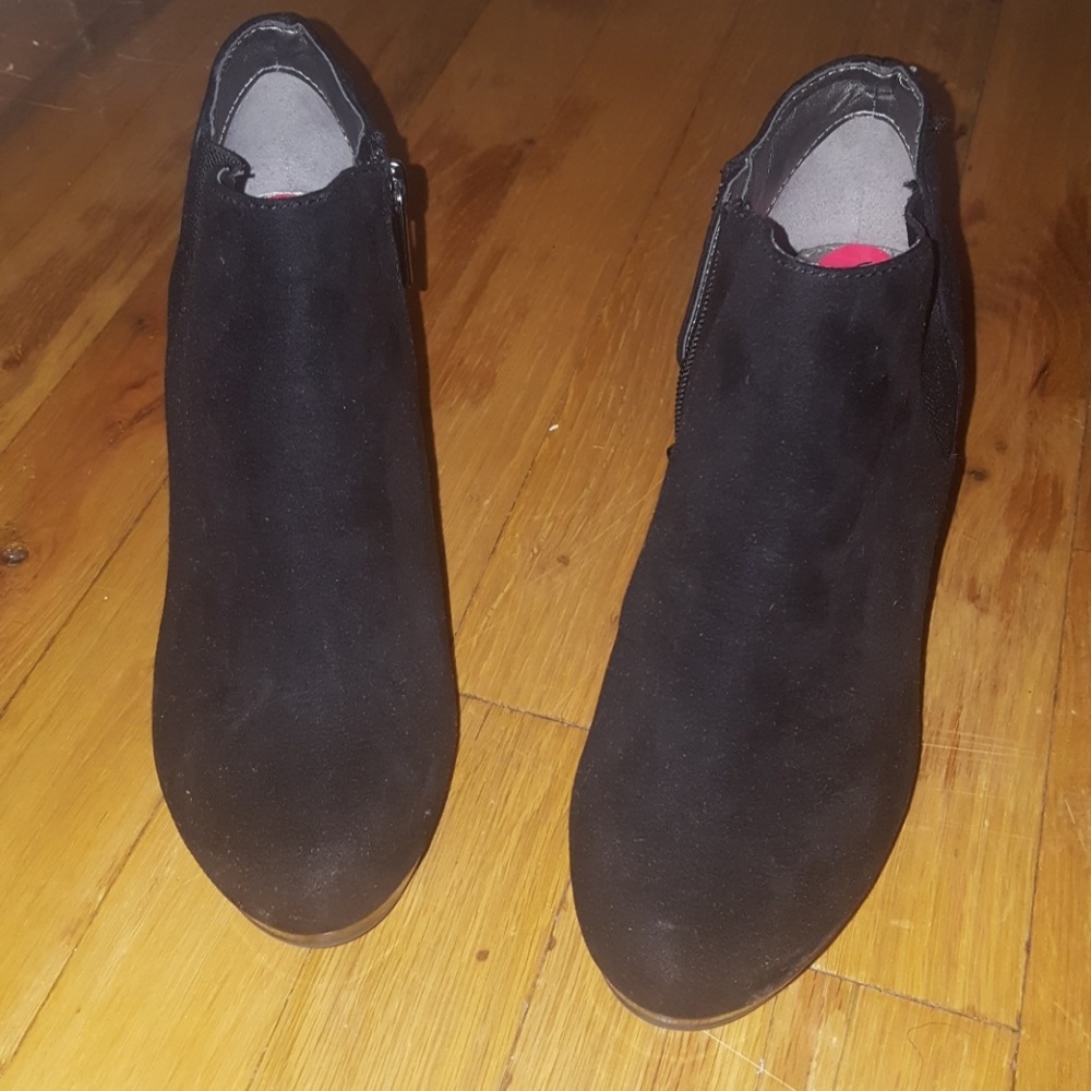 Black Suede Boots Size6