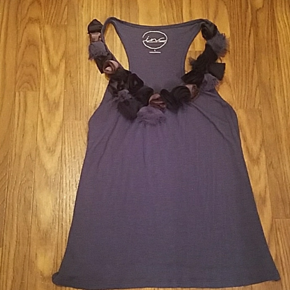INC Navy blue Tank top ❤