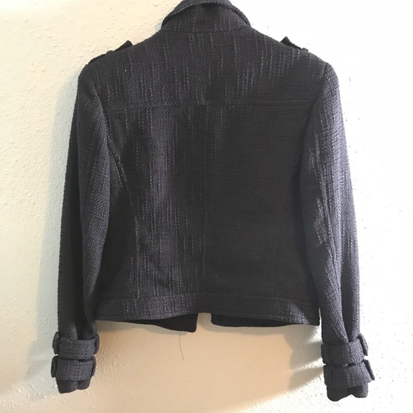 Navy color short coat - Picture 2 of 4