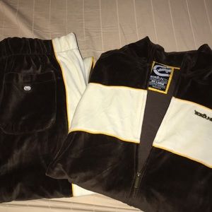 Mens Eckō Unltd velour 2pc outfit