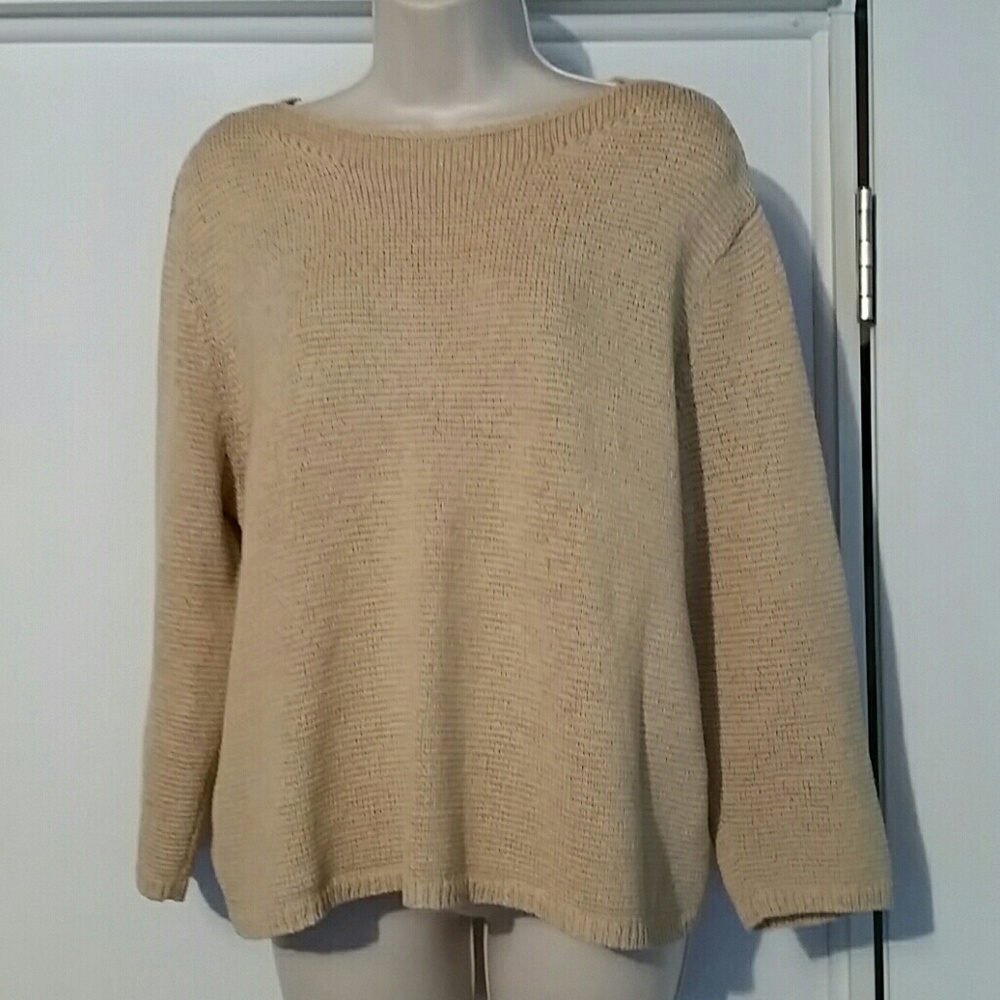 Liz Sport scoop neck sweater