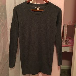 Gray Long Sweater, Dress, Tunic size XS