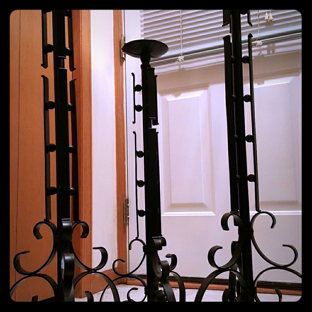 Set of 3  candle but pillars