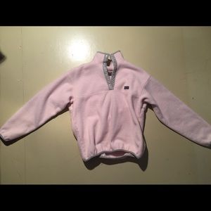 Pastel Pink Patagonia Fleece Button