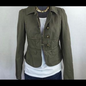LOFT Olive Green Jacket. Size 6