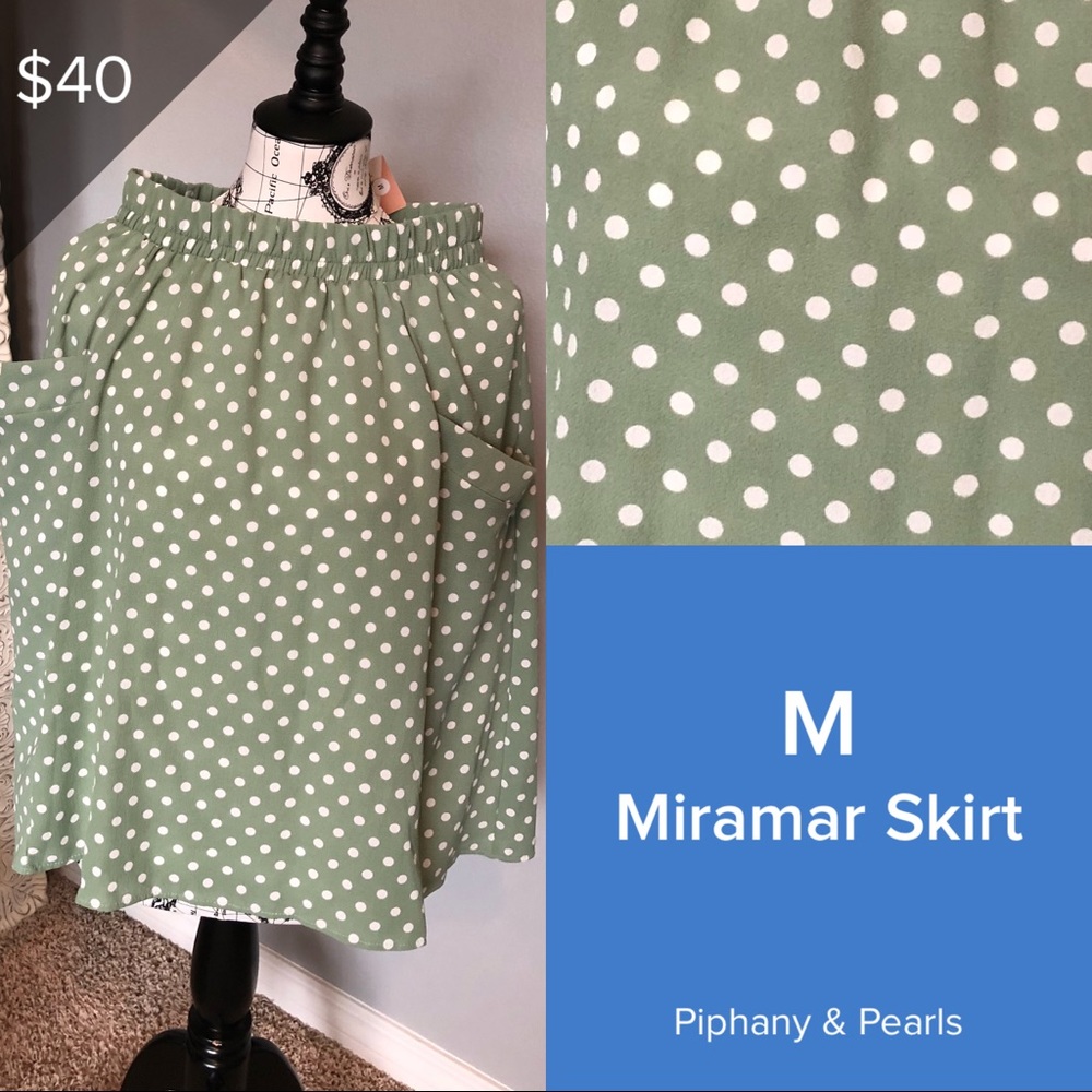 Piphany “Miramar” skirt. *NWT* Medium