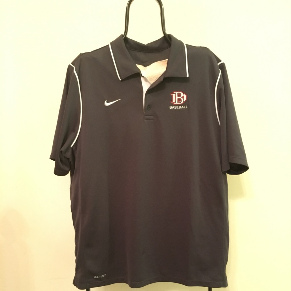 Nike Dri-Fit Collegiate Baseball Golf Polo