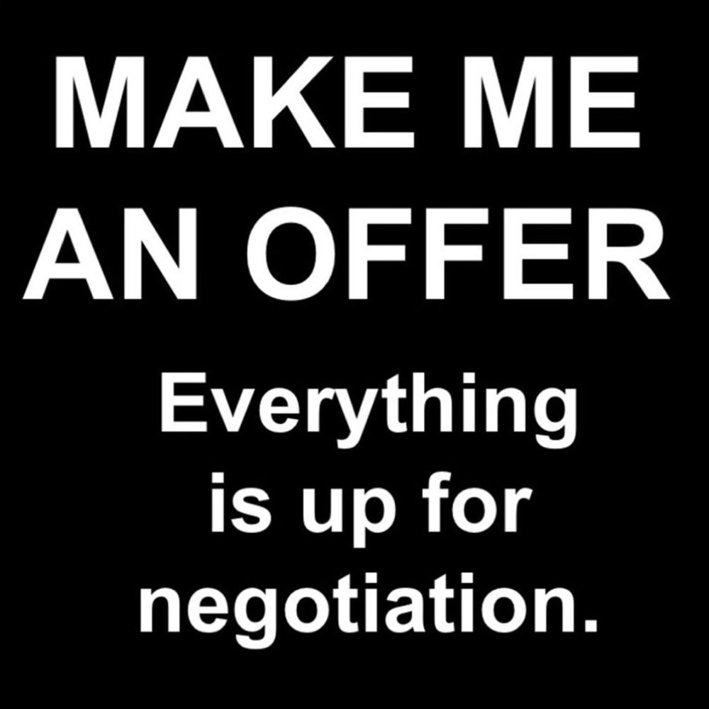 But make sure it's reasonable or you get the✋🏾✌🏾