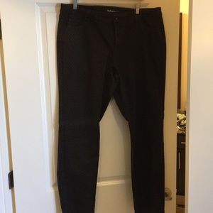 Style&Co Denim Jeans Size 18 gray with black dots