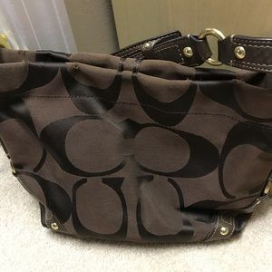 Brown Coach Purse- authentic