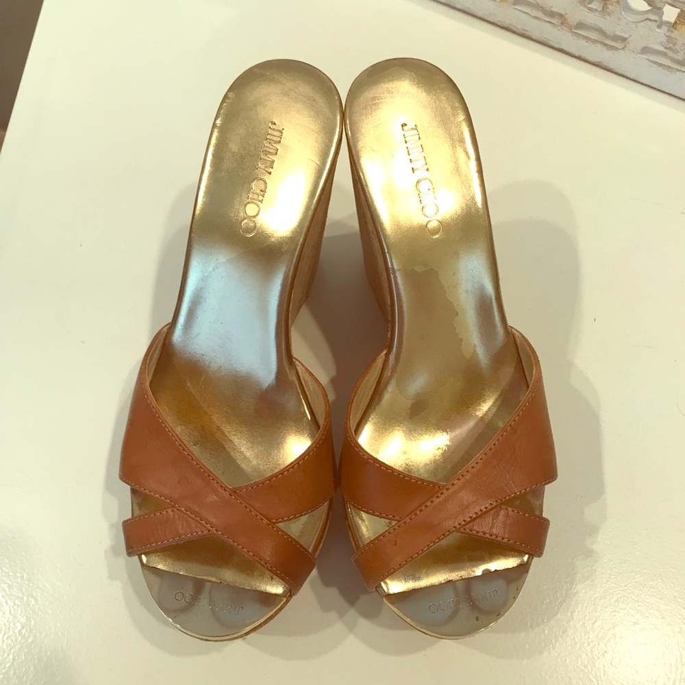 Jimmy Choo wedge sandals