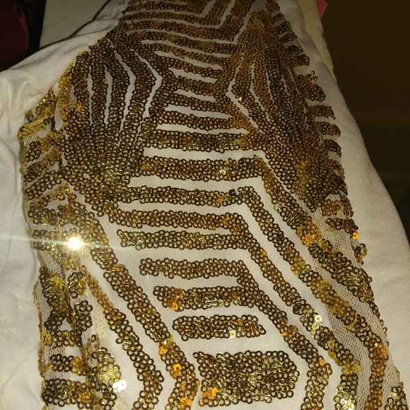 Ivory sequins sweater - Picture 5 of 8