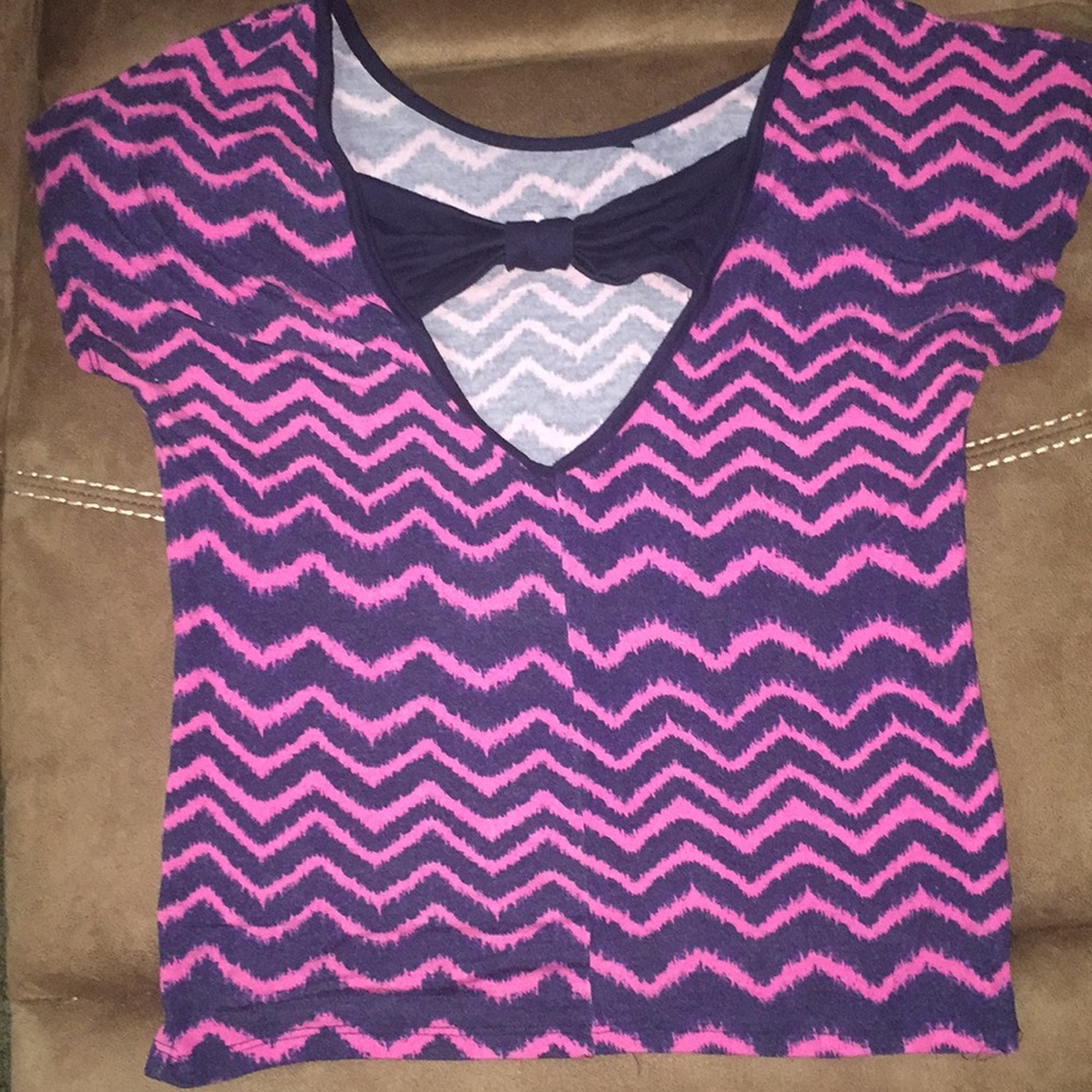 😍PONY PINK AND NAVY BLUE WITH OPEN BOW BACK!