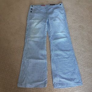 AG "The Sailor" striped jeans, size 31R