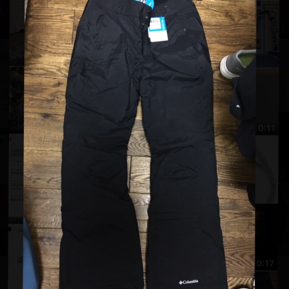 Columbia Modern Mountain Ski Pant Black Size Small