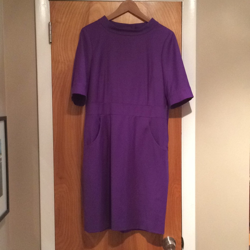 J crew wool winter dress with pockets!  Worn once.