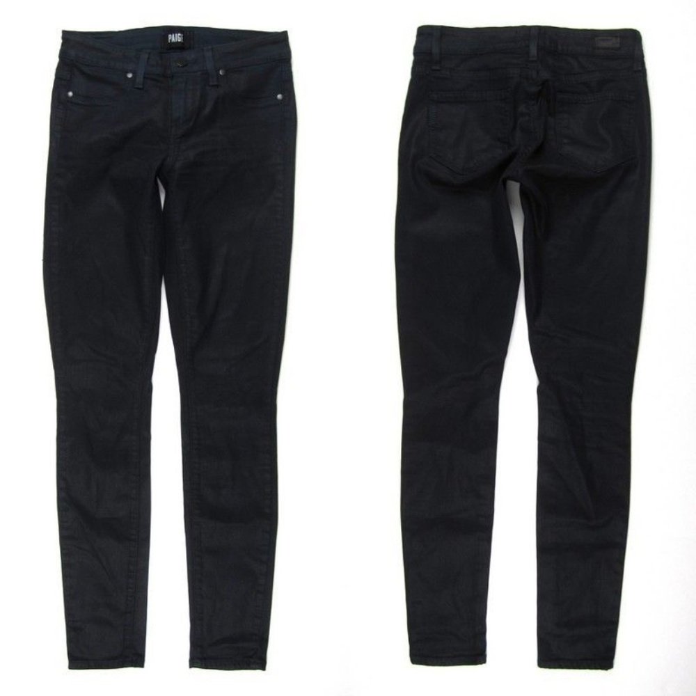 Paige 25 Verdugo Ultra Skinny Waxed Jeans