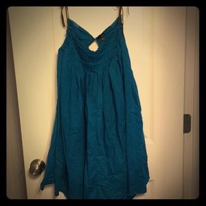 Boho blue dress