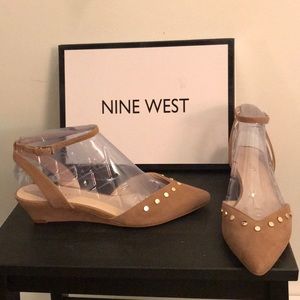 In Box! Nine West Ereena Pointy Toe Wedges