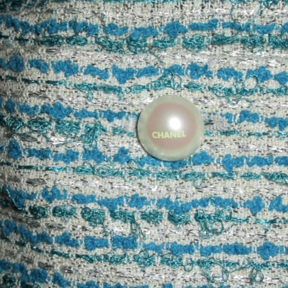 Chanel 3 Piece Suit Jacket Top Skirt NWT 34 XS 0-2 - Picture 3 of 8