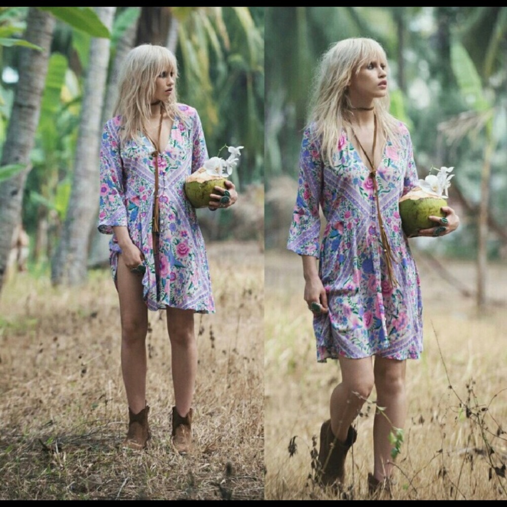 SOLD Spell Gypsy Babushka dress size XS EUC