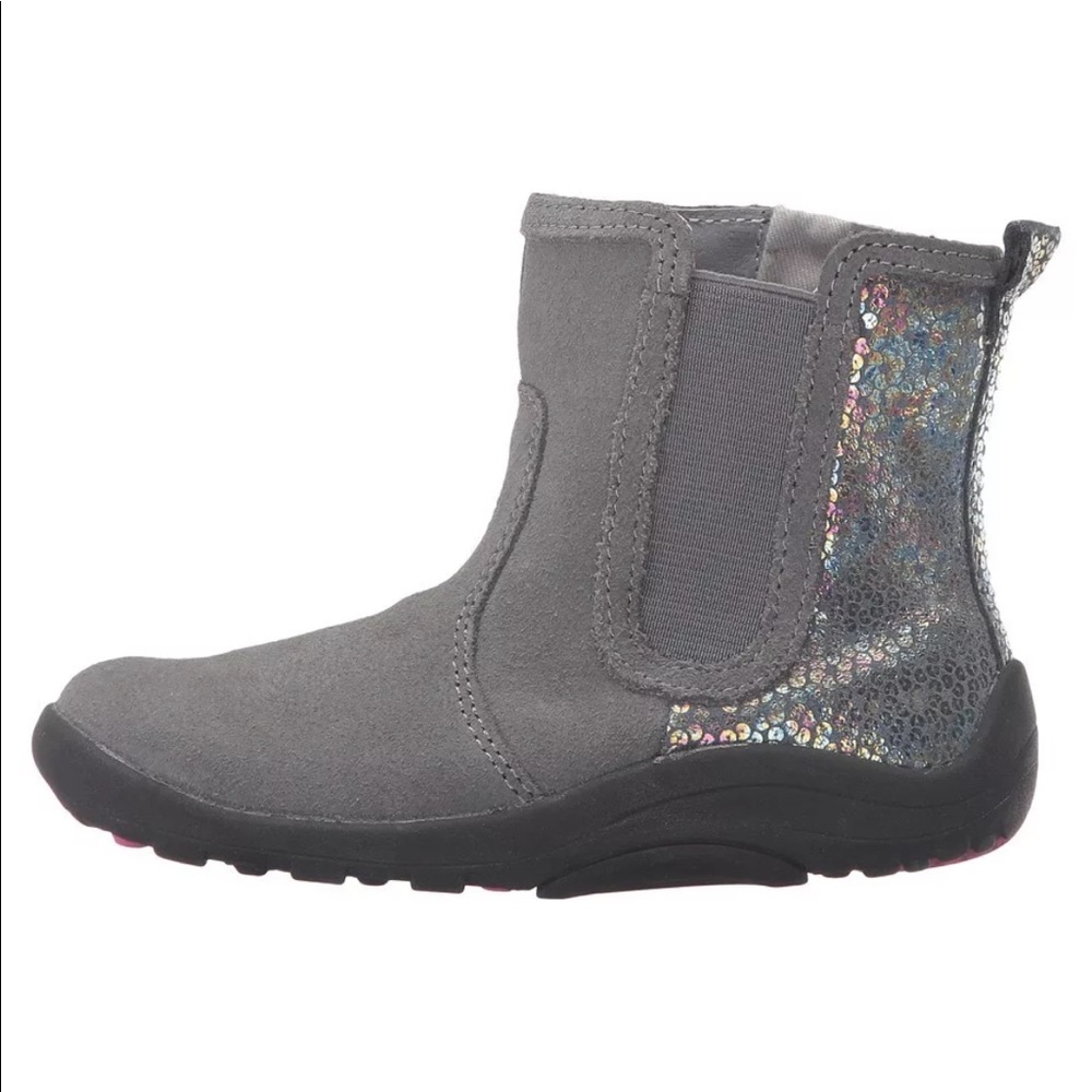 NEW Stride Rite Estefana Baby Boots Toddler Gray - Picture 4 of 6