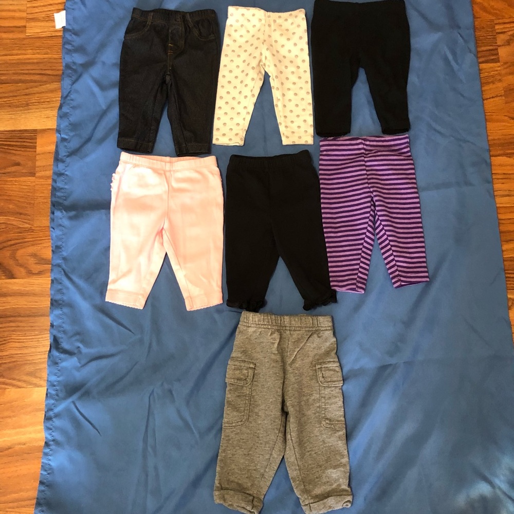 Bundle of 7 Carter’s Pants