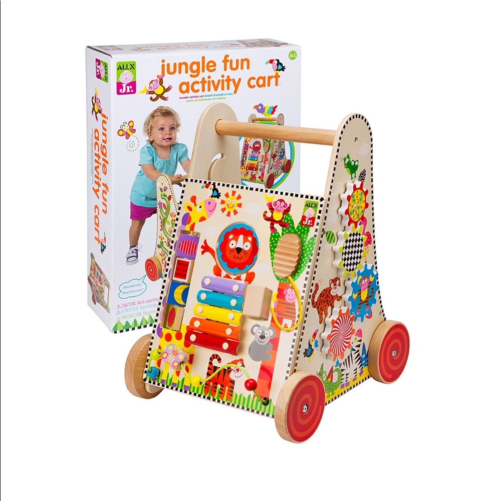 ALEX Jr. Jungle fun activity cart.
