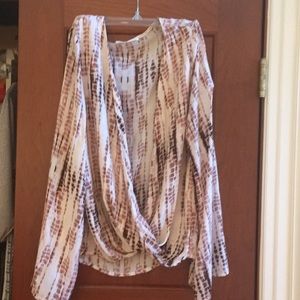 Honey Punch wrap blouse