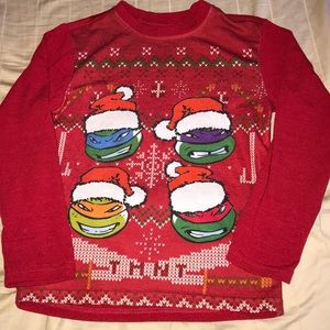TMNT boys “ugly christmas sweater”
