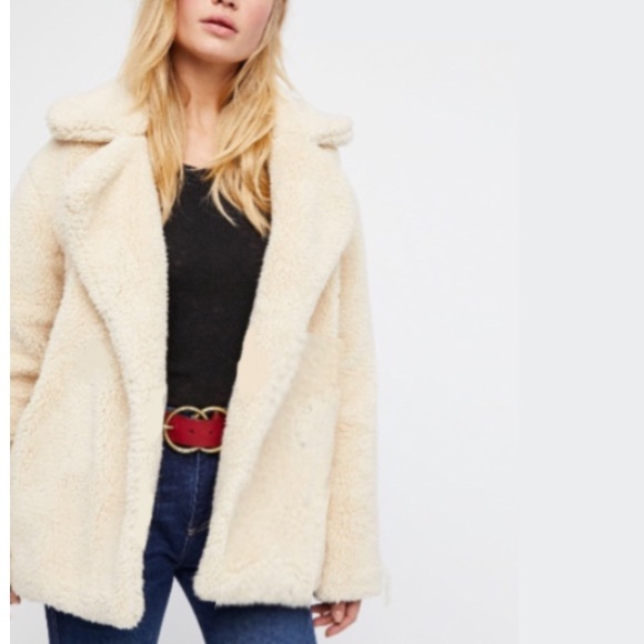 Plush Faux Fur Teddy Coat JACKET - Picture 5 of 8