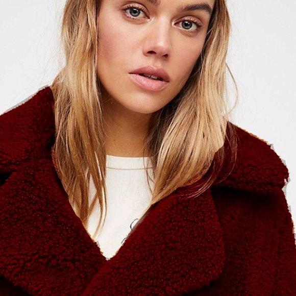 Plush Faux Fur Teddy Coat JACKET - Picture 7 of 8