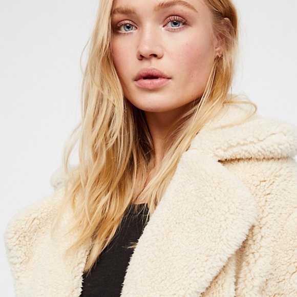 Plush Faux Fur Teddy Coat JACKET - Picture 4 of 8