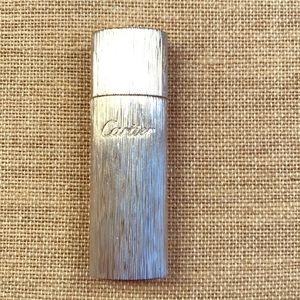 Cartier silver sample perfume holder