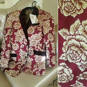 Men's designer smoking jacket
