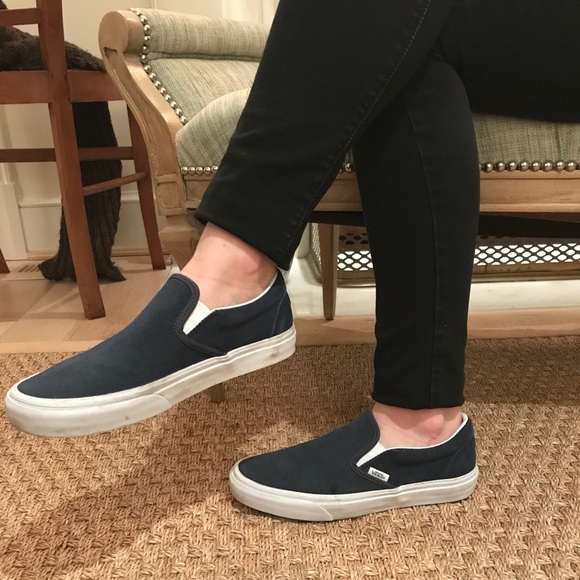 Vans Shoes - Navy Suede Vans