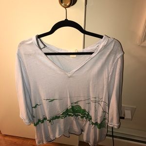 Free people over sized t-shirt