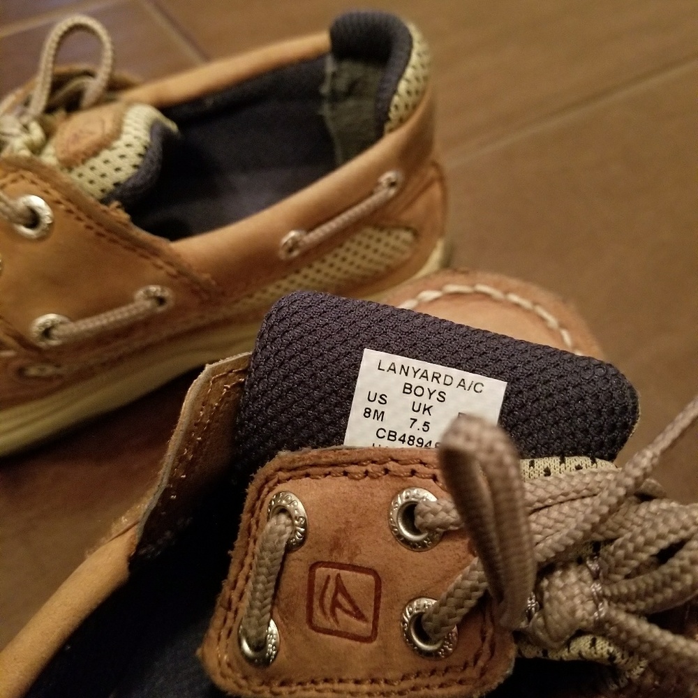 Sperry Boys' Lanyard Casual Boat Shoes