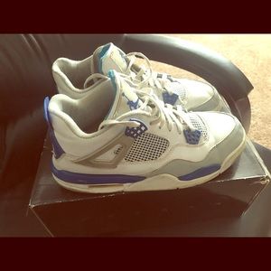 Air Jordan Retro 4 Military Blue Size 10