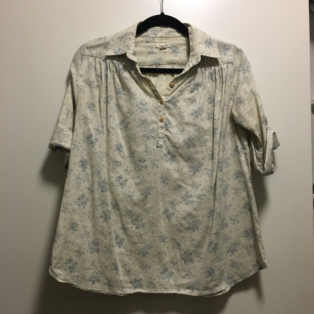 Steven Alan button top