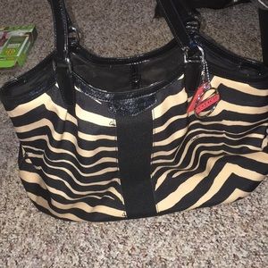 Zebra print Coach bag