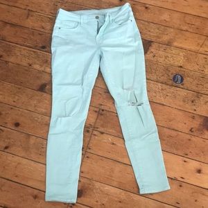 Mint Green Rockstar Skinny Jeans from Old Navy
