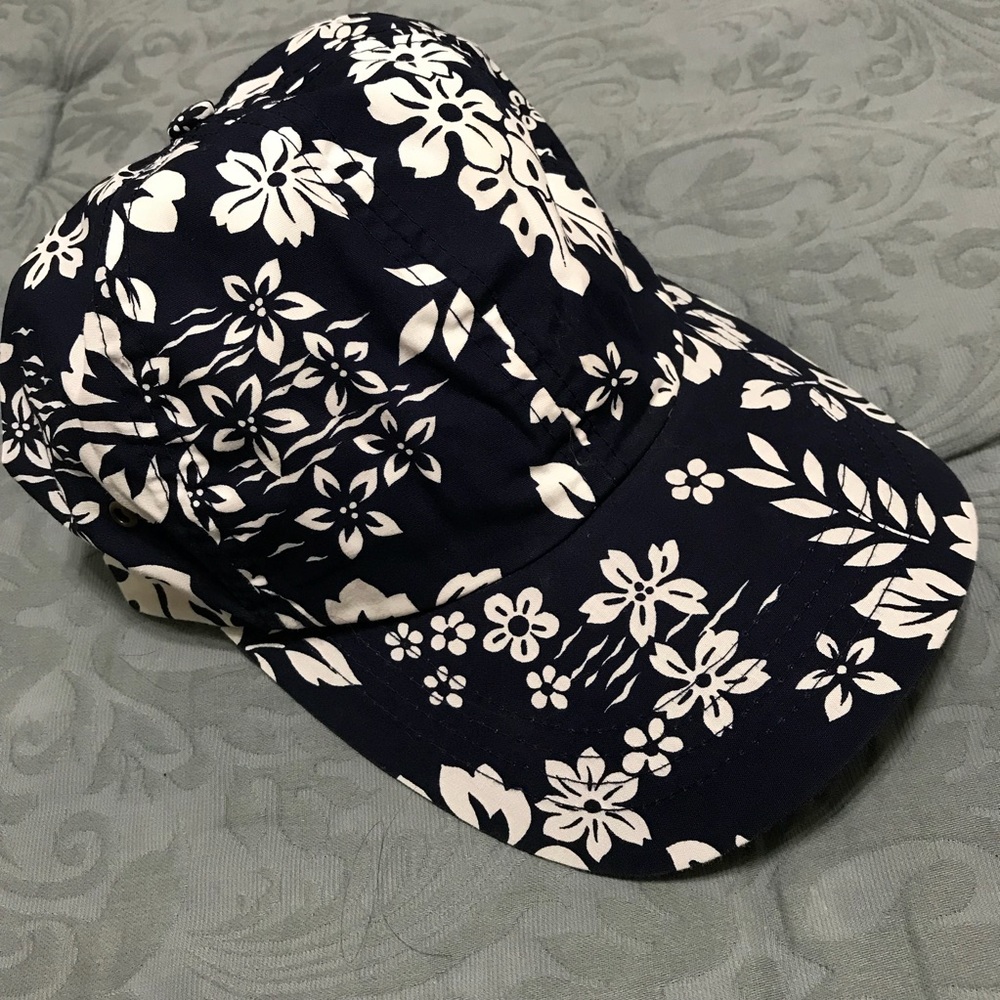 Dope Navy Tropical Hat NWOT