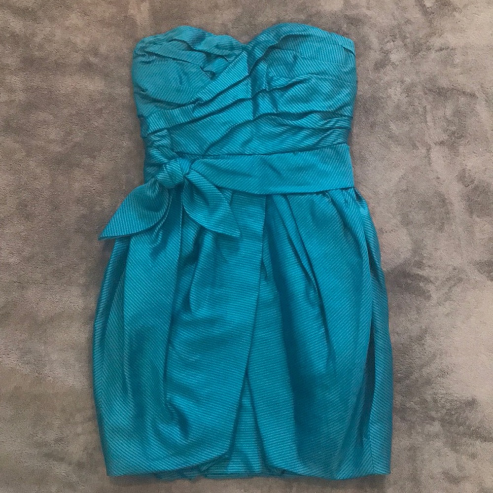 Marc by Marc Jacobs Blue Strapless Dress
