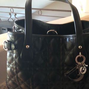 Christian Dior Black quilted Purse