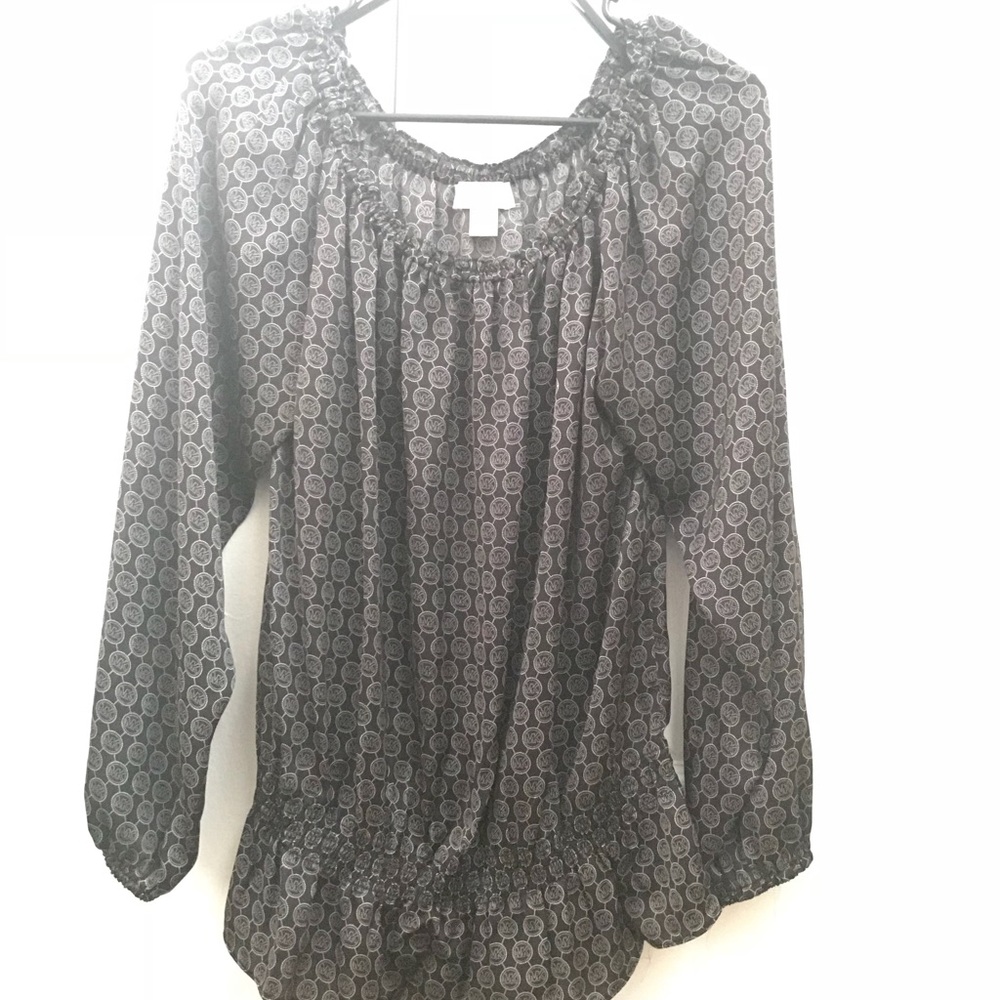 Black silk Michael Kors blouse