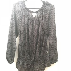 Black silk Michael Kors blouse